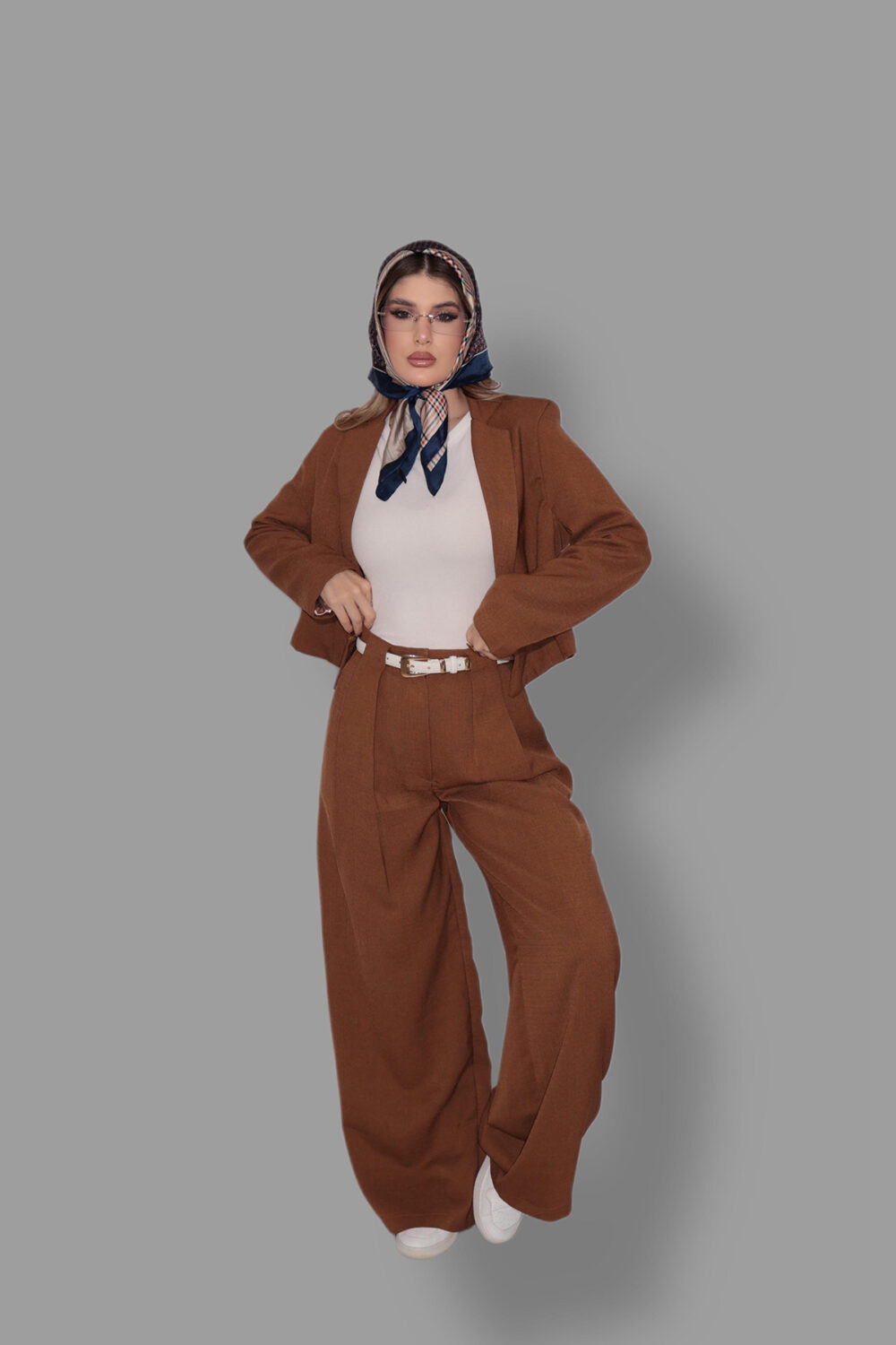 Blazer y Pantalón Caqui