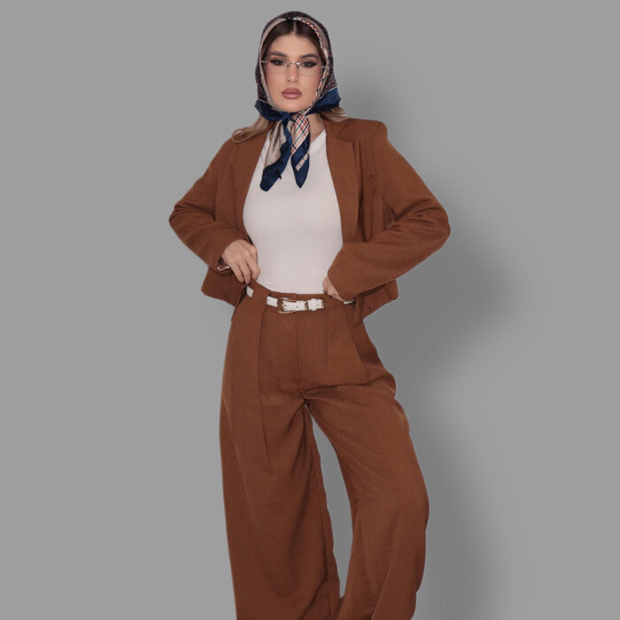 Blazer y Pantalón Caqui